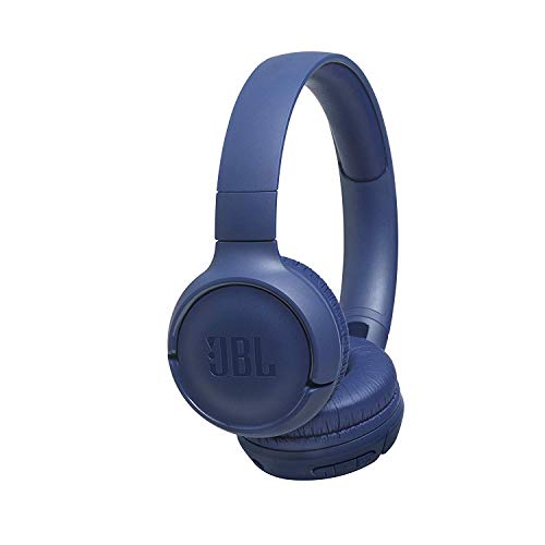 JBL Tune500BT On-Ear Bluetooth-Kopfhörer in Blau – Faltbarer, kabelloser Ohrhörer mit integriertem Headset – Musik Streaming bis zu 16 Stunden mit nur einer Akku-Ladung