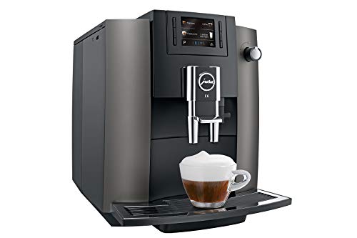 JURA E6 Dark Inox Freistehend Espressomaschine Edelstahl 1,9 l 16 Tassen Vollautomatisch