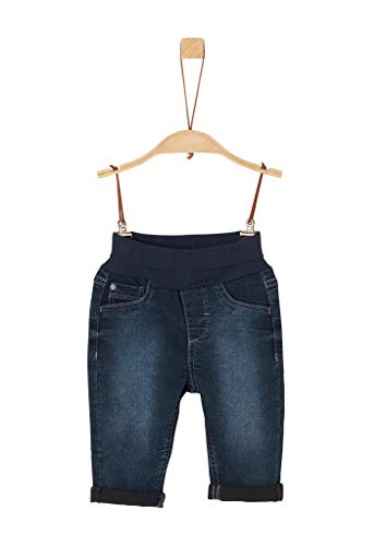 s.Oliver Unisex - Baby Jeans mit Umschlagbund dark blue 80.REG