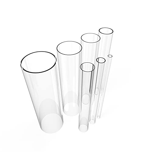 nattmann PLEXIGLAS® Rohr Acrylglas Rohr Glasrohr 500 mm (100mm/94mm (außen/innen))
