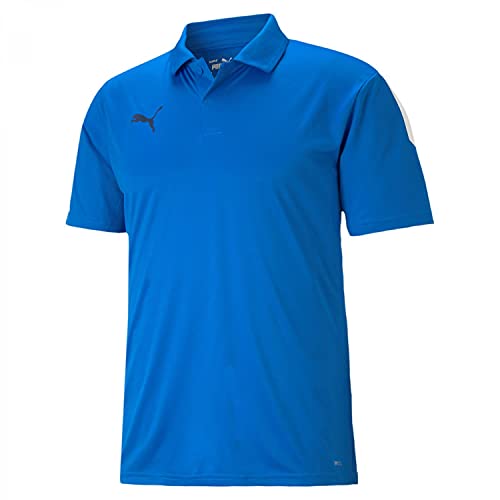 PUMA Herren Teamliga Sideline Polo Shirt, Blau, XL