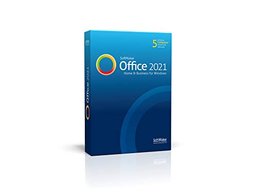 SoftMaker Office Home & Business 2021 für Windows|Home & Business|1 Gerät im Unternehmen / 5 Geräte im Haushalt|Perpetual|PC|Disc|Disc