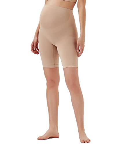 Noppies Damen Seamless Shorts Long Unterhose, Beige (Natural C018), M-L EU