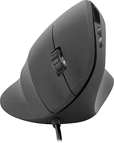 SPEEDLINK PIAVO Ergonomic Vertical Mouse ergonomisch vertikale Maus mit USB-Anschluss - schwarz, SL-610019-BK-01
