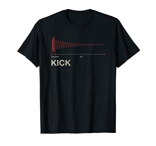 Kick Drum - DAW Producer Transient & Tail Vintage T-Shirt