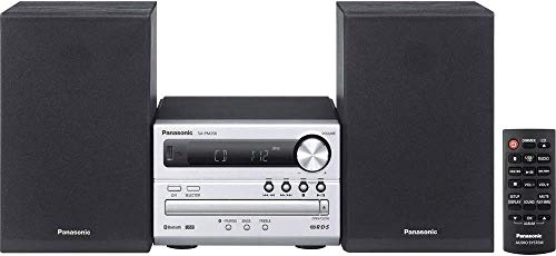 Panasonic SC-PM250EG-S Micro- mit HiFi-System (Bluetooth, CD, UKW , 20 Watt RMS) silber