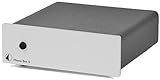 Pro-Ject Phono Box S, Audiophile MM/MC Phono Vorverstärker (Silber)