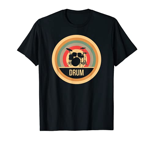 Retro Vintage Schlagzeug T-Shirt für Drummer