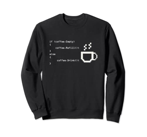 Kaffee Codes Coding Lustig Programmierer Geek Webentwickler Sweatshirt