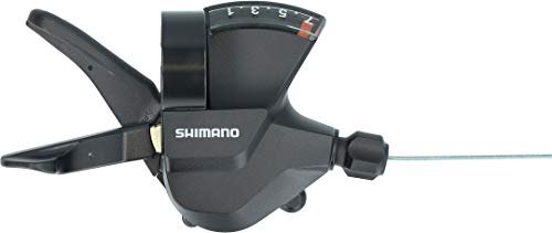 SHIMANO Unisex – Erwachsene SL-M315 Schalthebel, schwarz, 7-Fach