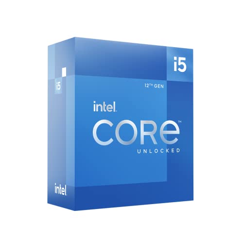 Intel Core i5-12600KF 12. Generation Desktop Prozessor (Basistakt: 3.7GHz Turboboost: 4.9GHz, 6 Kerne, LGA1700, RAM DDR4 und DDR5 bis zu 128GB) BX8071512600KF