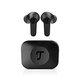 Teufel AIRY TWS 2 - Kabellos In-Ear Bluetooth Kopfhörer True-Wireless mit Active Noise Cancelling, IPX4 Wasserfest, 6 eingebauten Mikrofonen, Lange Akkulaufzeit (42 h), Touch Control - Night Black