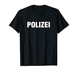 Polizei T-Shirt Print Druck für Kinder Fasching Kaneval T-Shirt