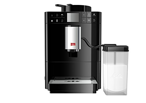 Melitta Caffeo Varianza CSP F570-102, Kaffeevollautomat mit Milchbehälter, One Touch Funktion, Schwarz