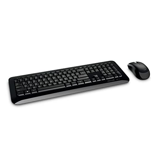 Wireless Desktop 850 (Set mit Maus und Tastatur, deutsches QWERTZ Tastaturlayout, schwarz, kabellos)