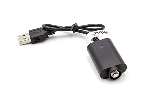 vhbw USB-Ladekabel, USB-Ladegerät kompatibel mit E-Zigarette, E-Shisha z.B. eGo, eGo-T, eGo-C, eGo-Twist, eVod