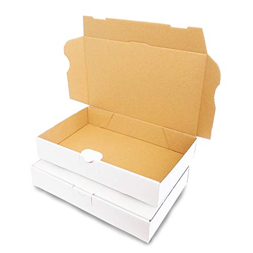 Verpacking 25 Maxibriefkartons 240x160x45mm DIN A5 Weiss MB-3 Maxibrief für Warensendung DHL DPD GLS H Päckchen, Versandkarton, Büchersendung