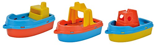 Simba 107258792 - 3 Boote, Länge 15cm, Sandkasten, Sandspielzeug