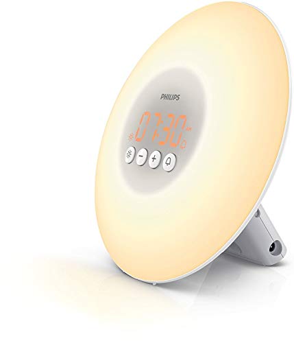Philips Wake-up Light HF3500/01 (LED, Aufwachen mit Licht, 10 Helligkeitseinstellungen) weiß