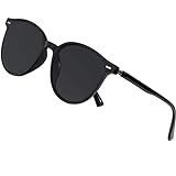 Arjien Retro Runde Polarisierte Sonnenbrille Damen Herren UV400 Schutz Vintage Sonnenbrille für Fahren Golf Strandurlaub