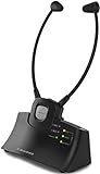 Avantree HT381 Digitale Kabellose TV Kopfhörer mit Voice Clarification, L/R Balance Lautstärkeregelung, Ambient-Modus für Umgebung, Fernseher Ohrhörer Funkkopfhörer für Senioren