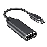 USB C auf HDMI Adapter, Type c zu HDMI 4K Adapter (Thunderbolt 3 kompatibel) für MacBook Pro 2018/2017, iPad Pro 2018, Samsung Note 9/S9/S10, Huawei Mate 20/P20 und mehr (Black)