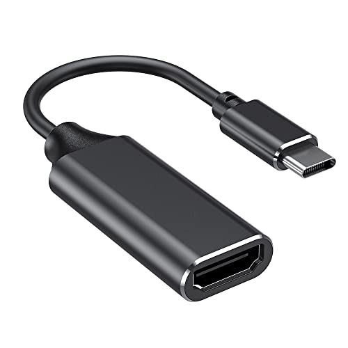 USB C auf HDMI Adapter, Type c zu HDMI 4K Adapter (Thunderbolt 3 kompatibel) für MacBook Pro 2018/2017, iPad Pro 2018, Samsung Note 9/S9/S10, Huawei Mate 20/P20 und mehr (Black)