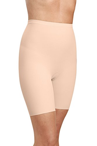 Kasheer Damen Miederhose mit Bein ShapePants Figurformender Shapewear Bauch-Weg Effekt für Bauch, Hüfte, Oberschenkel und Po (52/54, Haut)