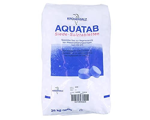 Krügersalz Salztabletten für Enthärtungsanlagen 25 kg Aquatab Siede-Salztabletten