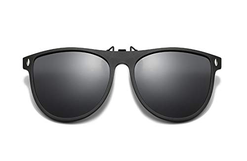 Sonnenbrillen-Clip polarisierte für Brillenträger Überzieh-Sonnenbrille mit Brillen-Etui für Herren und Damen