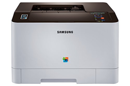 Samsung Xpress SL-C1810W/PLU Premium Line Farblaser-Drucker (WLAN, NFC und Google Cloud Print) schwarz/weiß