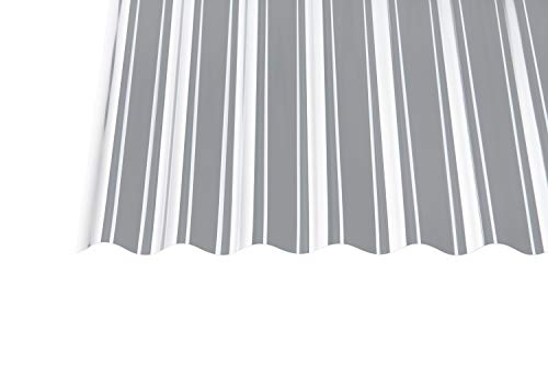 Polycarbonat Wellplatten Profilplatten Sinus 76/18 klar ohne Struktur (3000 x 1040 mm)