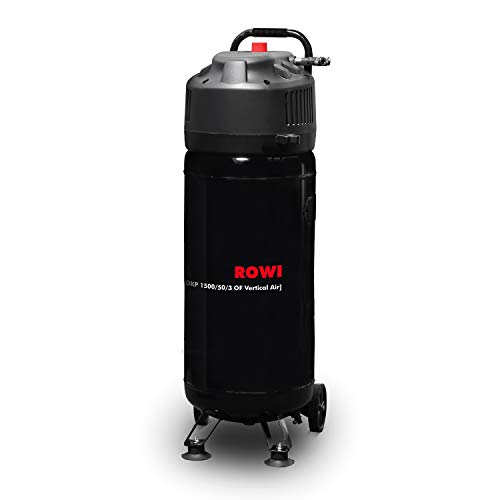ROWI Druckluft Kompressor 1500 W, Ölfrei, 50 Liter