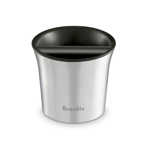 Breville BCB100 Barista-Style Kaffee Knock Box, Edelstahl, Silber