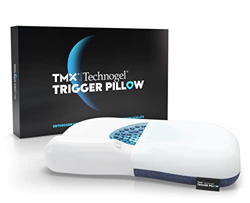 TMX® Trigger Pillow | Für Rücken-/Seiten- & Bauchschläfer | Unterstützung und Entlastung des Kopf-, Nacken- & Schulterbereichs | Entwickelt im Gemeinschaftsprojekt mit Technogel®