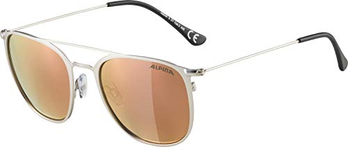 ALPINA Unisex - Erwachsene, ZUKU Sonenbrille, silver matt, One Size