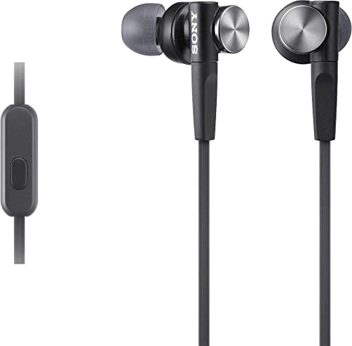 Sony Kopfhörer MDR-XB50APB In-Ohr-Headset-Kopfhörer (Extra Bass) schwarz