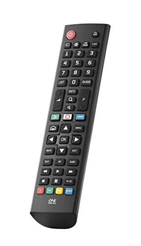 One for All LG TV Fernbedienung - Funktioniert mit Allen LG TV/Smart TV - die ideale TV-Ersatzfernbedienung - URC4911