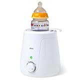 Alecto BW-70 Baby Flaschenwärmer - Erwärmen und Auftauen - stufenlos einstellbare Temperatur - und LED Indikator - weiß