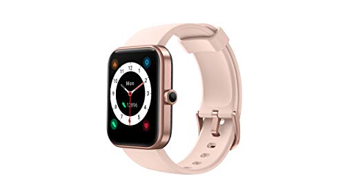 CUBOT Smartwatch, Fitness Armbanduhr mit 1.69 Zoll Touchscreen, Alexa integriert Smart Watch, Sportuhr, Fitness Tracker, Schlafmonitor, 5ATM Wasserdicht Uhr für Damen Herren (Pink)…