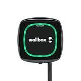 Wallbox Pulsar Plus Ladegerät für Elektrofahrzeuge - Einstellbare Leistung bis zu 11 kW, Ladekabel Typ 2, 7m, WLAN und Bluetooth, OCPP