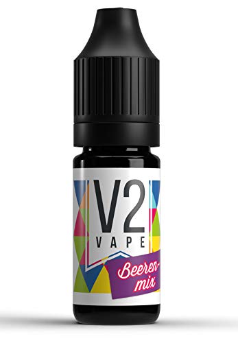 V2 Vape Beerenmix AROMA / KONZENTRAT hochdosiertes Premium Lebensmittel-Aroma zum selber mischen von E-Liquid / Liquid-Base für E-Zigarette und E-Shisha 10ml 0mg nikotinfrei