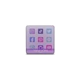 Social Media Sticker, Digitale Social Media Visitenkarte im praktischen Sticker-Format, NFC Social vCard Sticker Glow