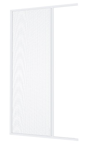 Windhager Plus Insektenschutz Aluminium-Rollo Fliegengitter für Türen, Balkontüren, individuell Kürzbar, 160 x 225 cm, Weiß, 03894