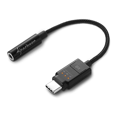Sharkoon Mobile DAC, externe USB Type C Soundkarte, Hi-Res Audio