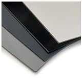 PVC Kunststoffplatte 2000x1000 mm - 1 Stück - seidenmatte PVC Platte, porenlos glatte Oberfläche - Kunststoffplatte 1mm weiß (RAL 9016) - leicht flexibel - (1 Stück - 200x100cm, 1mm weiß)