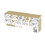 Satino by WEPA Prestige Taschentücher 4-lagig - Packung mit 15x 10 Papiertaschentücher - supersoft + saugstark - perfekt bei Schnupfen und Erkältung