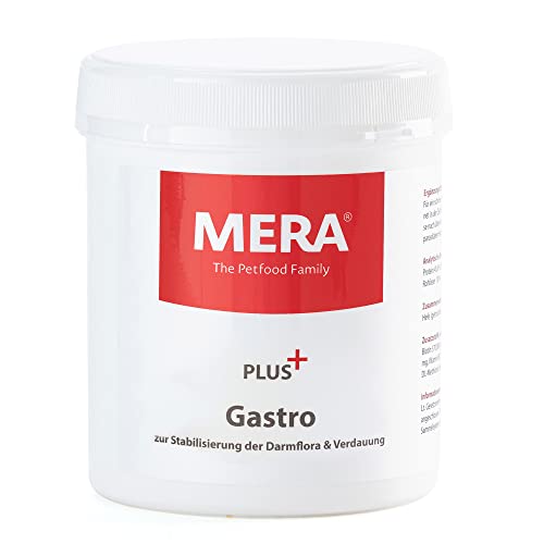 MERA Plus+ Gastro, Probiotika für Hunde, zur Unterstützung der Darmflora und Verdauung, bei Durchfall, Ergänzung zum Hundefutter trocken oder nass, 300g