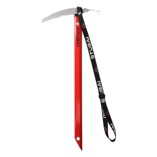STUBAI Tourenpickel Tour Ultralight | 59 cm | Eispickel für Bergsteiger und Skitouren, ohne Manschette, mit Handschlaufe