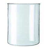 Bodum Spare Beaker Ersatzglas ohne Ausguss für Kaffeebereiter, 4 Tassen, 0.5l, Transparent, 01-11142-10